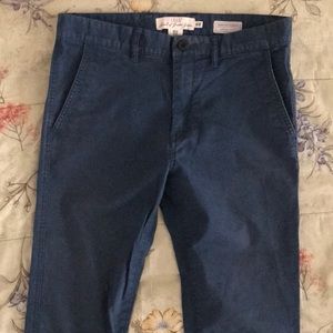 H and M. Men’s size 30 long pants. Darker blue